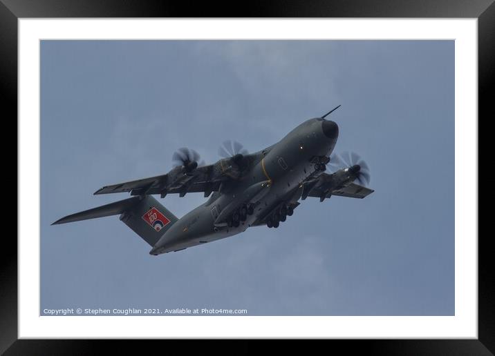 Airbus A400M Framed Mounted Print by Stephen Coughlan