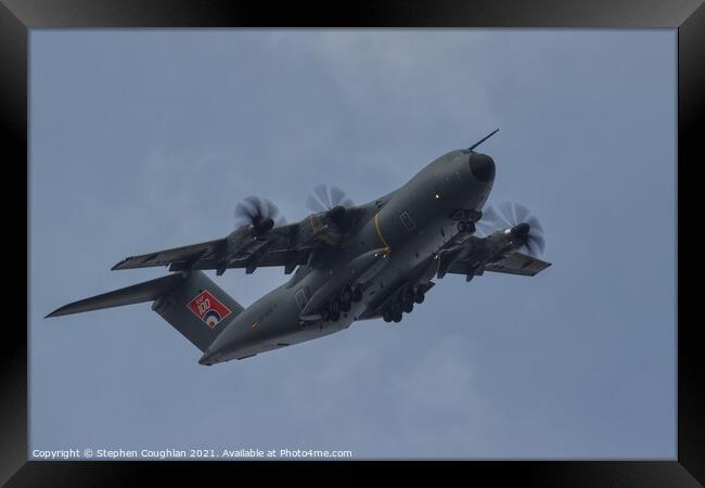 Airbus A400M Framed Print by Stephen Coughlan