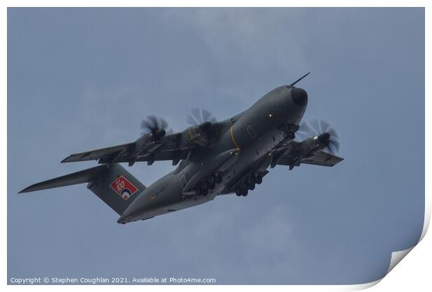 Airbus A400M Print by Stephen Coughlan