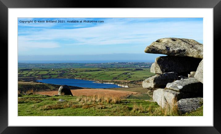 Bodmin moor cornwall Framed Mounted Print by Kevin Britland