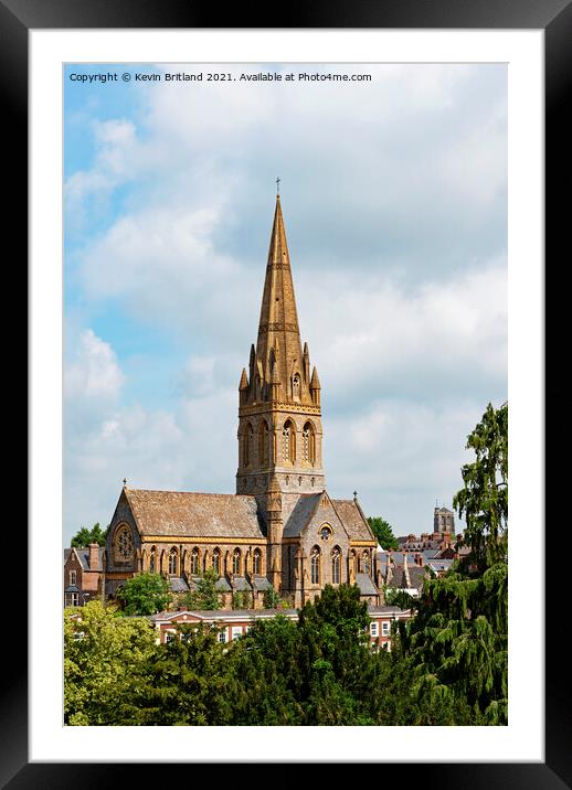 St Michaels church exeter Framed Mounted Print by Kevin Britland