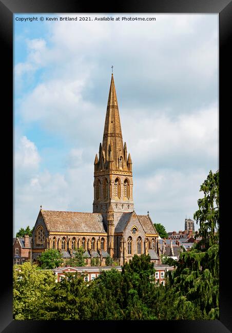 St Michaels church exeter Framed Print by Kevin Britland
