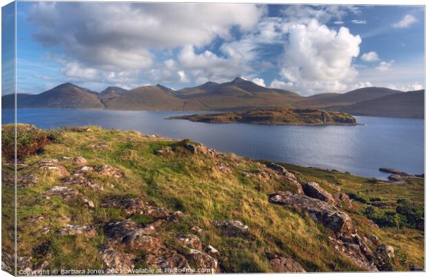 Ben More   Isle of Mull Scotland Canvas Print by Barbara Jones