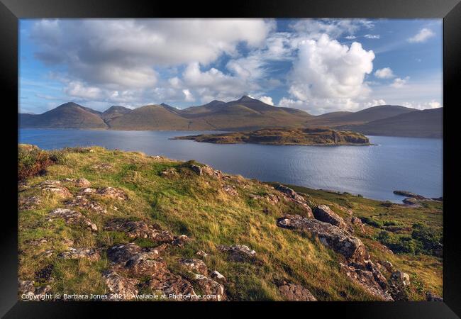 Ben More   Isle of Mull Scotland Framed Print by Barbara Jones