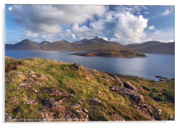 Ben More   Isle of Mull Scotland Acrylic by Barbara Jones