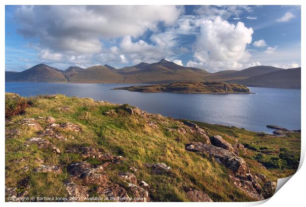 Ben More   Isle of Mull Scotland Print by Barbara Jones