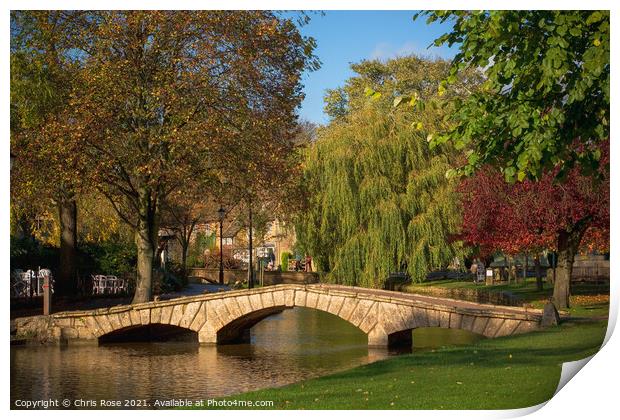 Bourton on the Water Print by Chris Rose