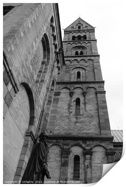 Ribe Cathedral Tower, Jutland, Denmark Print by Imladris 