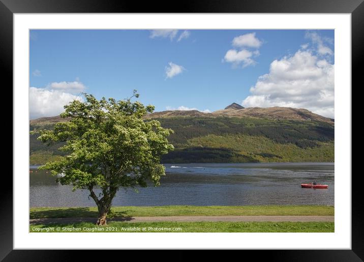 Loch Lomond Framed Mounted Print by Stephen Coughlan
