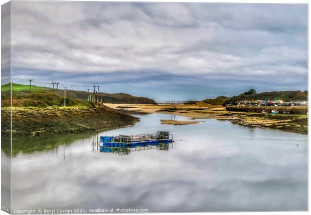 Captivating Hayle Harbour Canvas Print by Beryl Curran