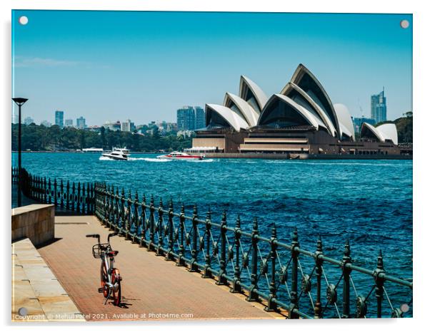 View of Sydney Opera House from Milsons Point, Sydney Harbour Acrylic by Mehul Patel