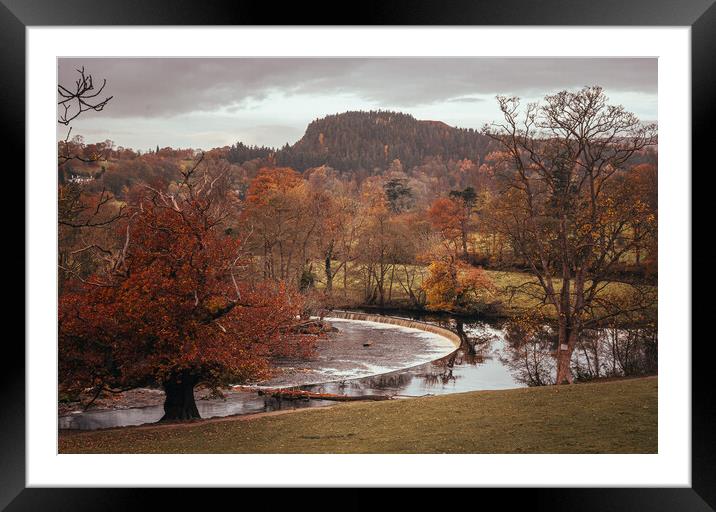 Autumn Horseshoe Framed Mounted Print by Clive Ashton