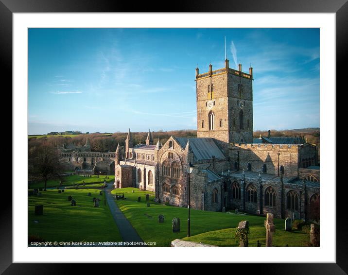Picturesque Pembrokeshire - St Davids Framed Mounted Print by Chris Rose