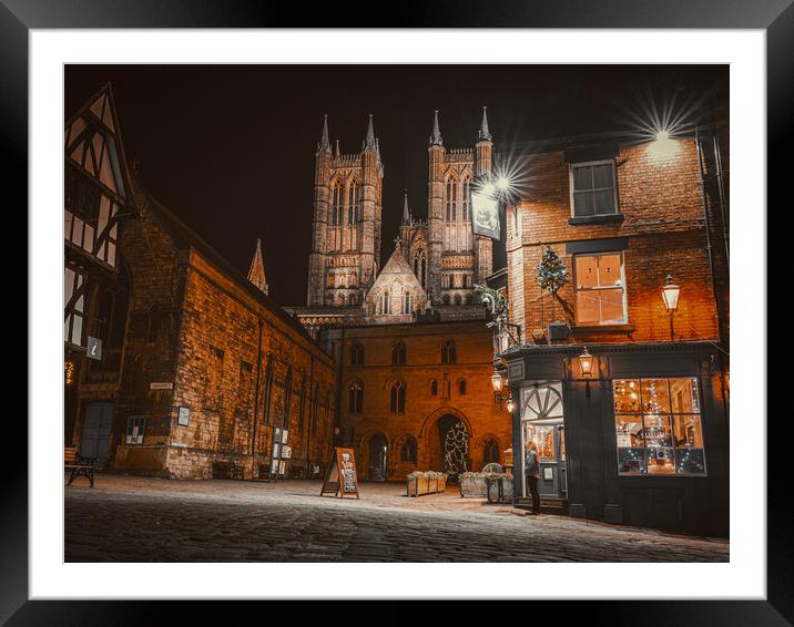 Lincoln Cathedral  Framed Mounted Print by Andrew Scott