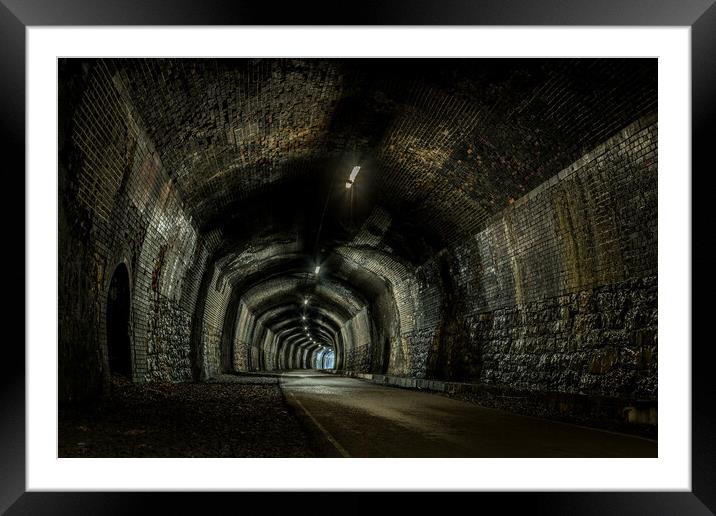 Inside Cressbrook Tunnel Framed Mounted Print by Jason Wells