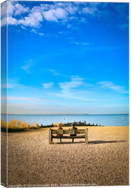 Restful Whitstable Canvas Print by Simon Connellan
