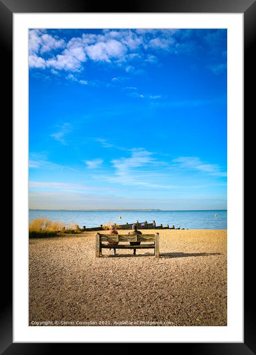 Restful Whitstable Framed Mounted Print by Simon Connellan