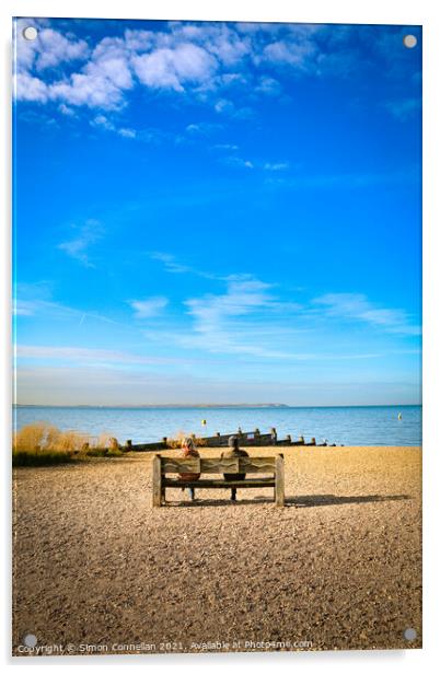 Restful Whitstable Acrylic by Simon Connellan