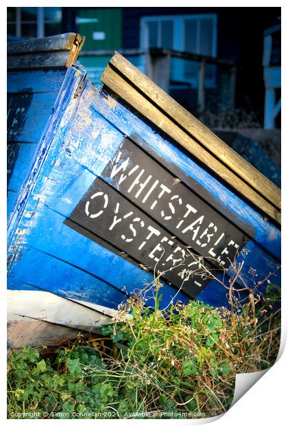 Whitstable Oysters Print by Simon Connellan