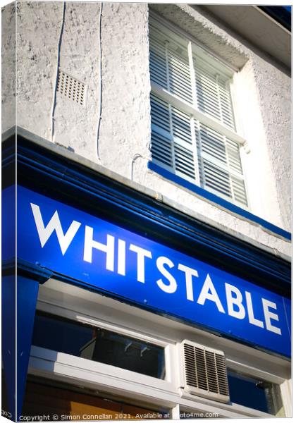 Whitstable Canvas Print by Simon Connellan