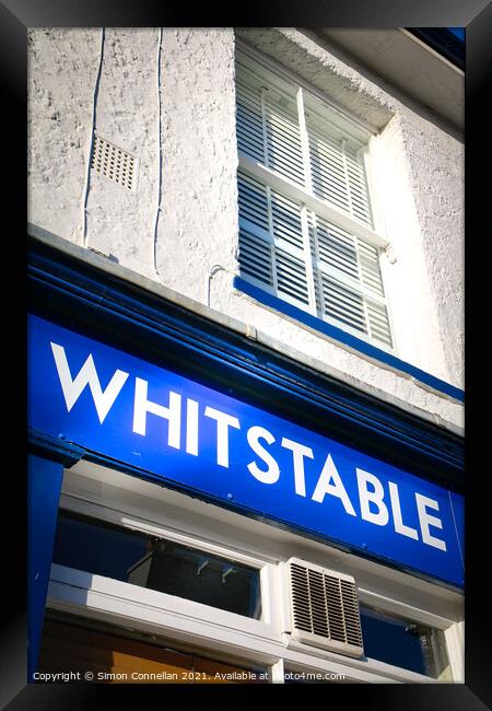 Whitstable Framed Print by Simon Connellan