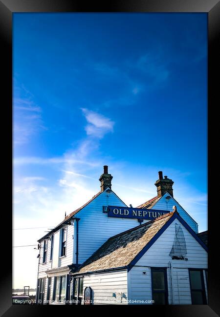 The Old Neptune, Whitstable Framed Print by Simon Connellan