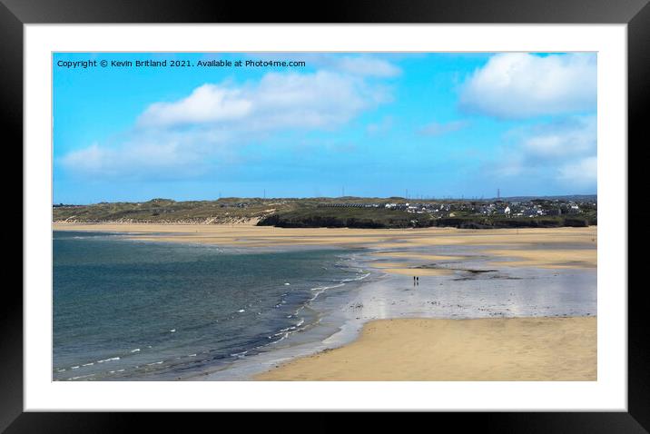 Hayle estuary Cornwall Framed Mounted Print by Kevin Britland