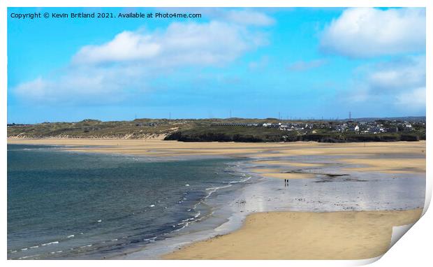 Hayle estuary Cornwall Print by Kevin Britland