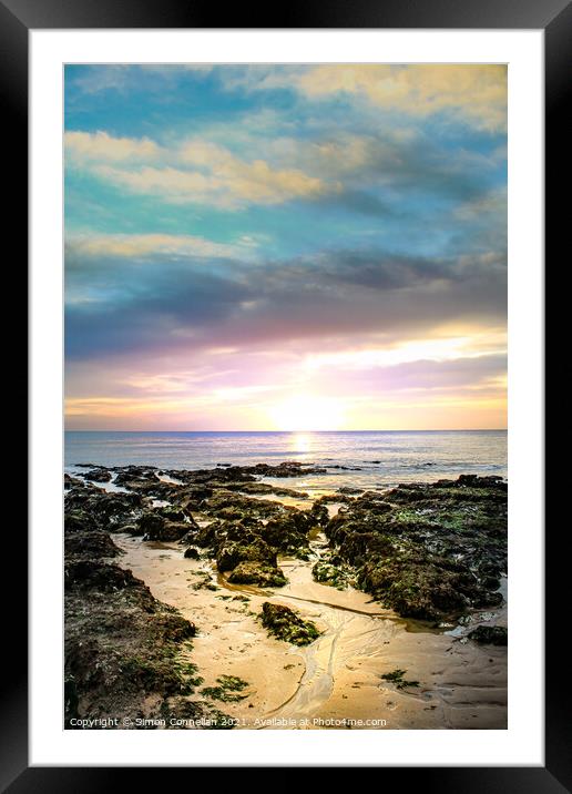 Sunrise Broadstairs Beach Framed Mounted Print by Simon Connellan