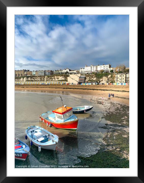 Viking Bay Broadstairs Framed Mounted Print by Simon Connellan