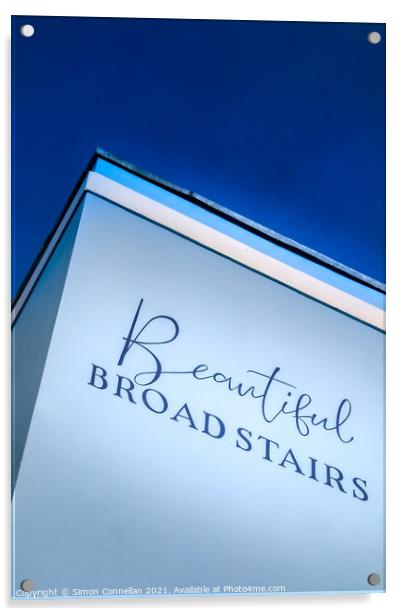 Beautiful Broadstairs Acrylic by Simon Connellan