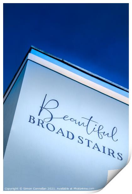 Beautiful Broadstairs Print by Simon Connellan