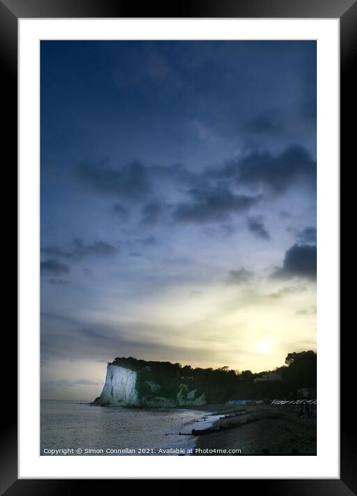 St Margarets Bay Framed Mounted Print by Simon Connellan