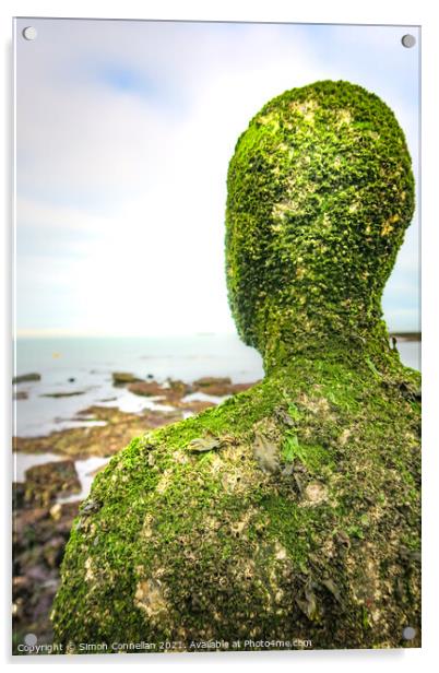 Green Man, Margate Acrylic by Simon Connellan