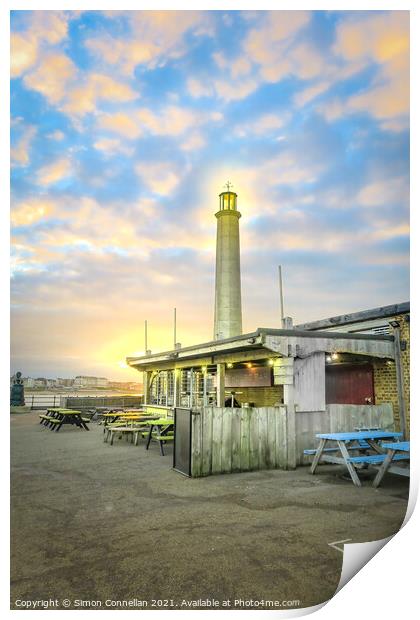 Margate Pier Print by Simon Connellan