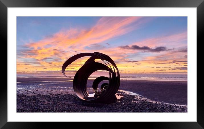 Mary's Shell Twilight Framed Mounted Print by Michele Davis