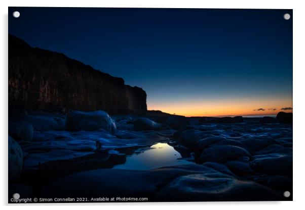 Early light, Vale of Glamorgan Coast Acrylic by Simon Connellan