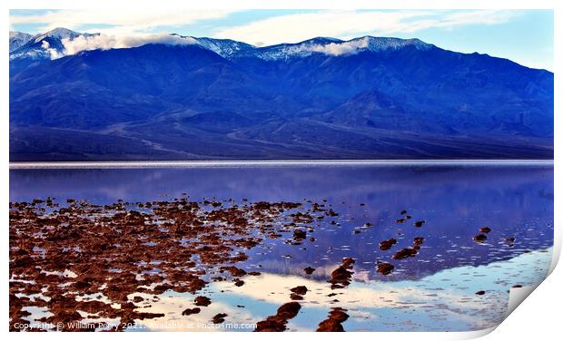 Badwater Death Valley National Park California Print by William Perry