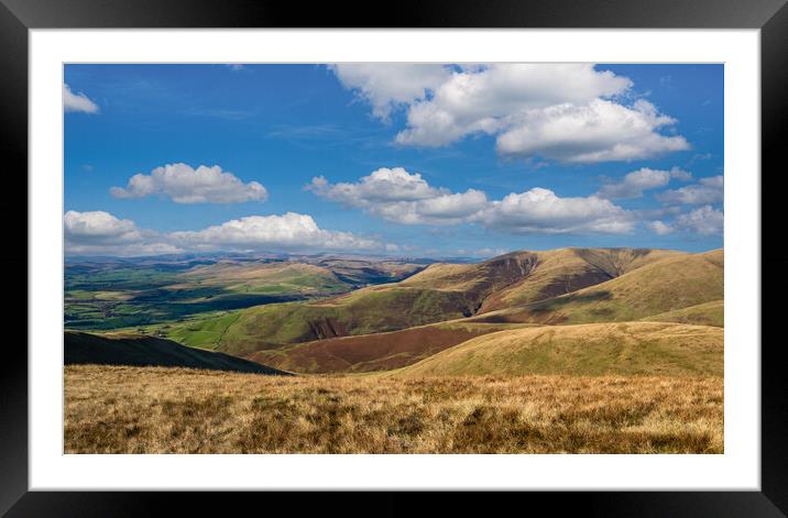 Howgill Fells, Yorkshire. Framed Mounted Print by Colin Allen
