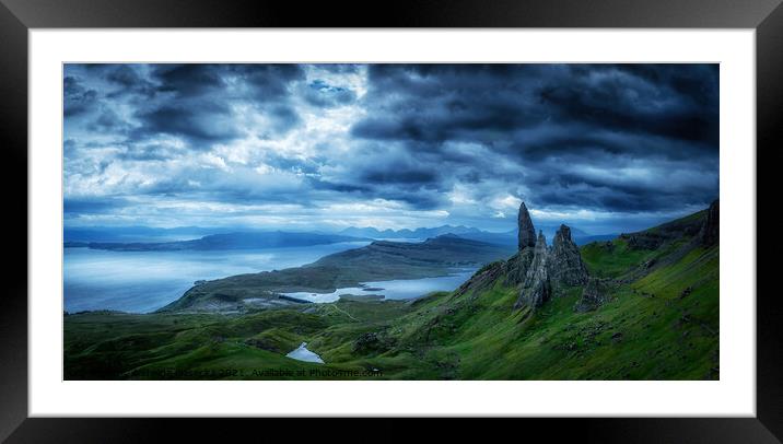 The Old Man of Storr  Framed Mounted Print by Jadwiga Piasecka