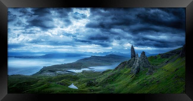 The Old Man of Storr  Framed Print by Jadwiga Piasecka