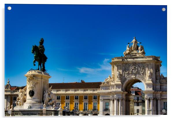 The Majestic Triumph of Lisbon Acrylic by Jesus Martínez