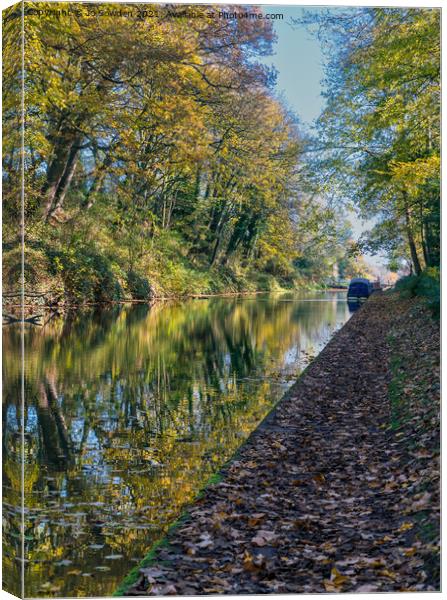 Autumn Reflections Canvas Print by Jo Sowden