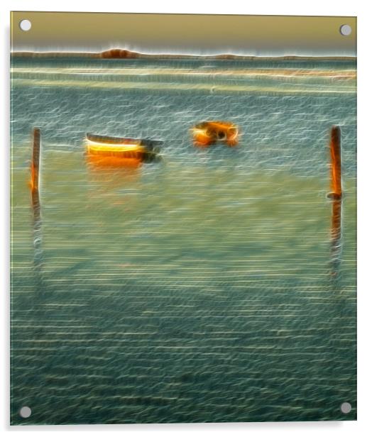 Norfolk Coast Fractals Acrylic by David French