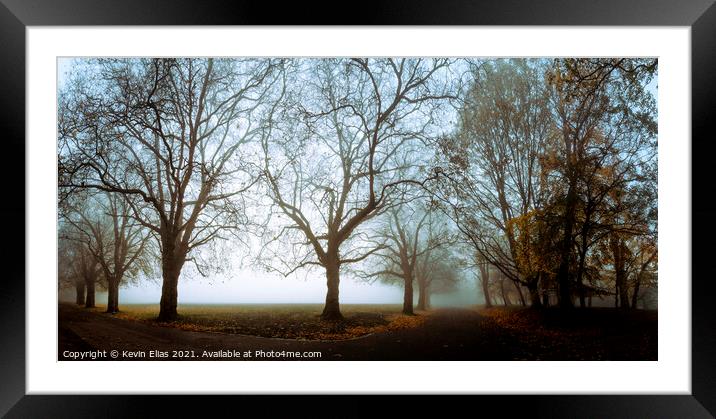 Misty mornings Framed Mounted Print by Kevin Elias