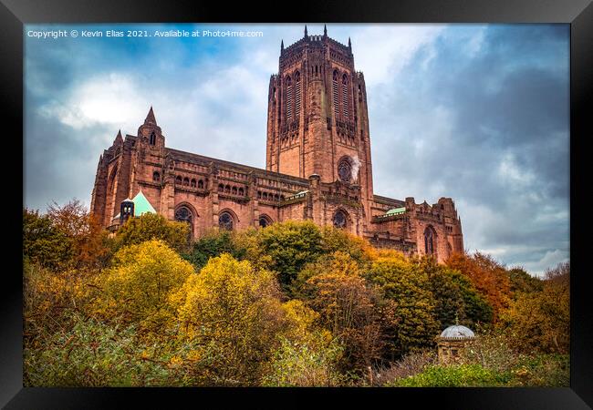 Liverpool Cathedral Framed Print by Kevin Elias