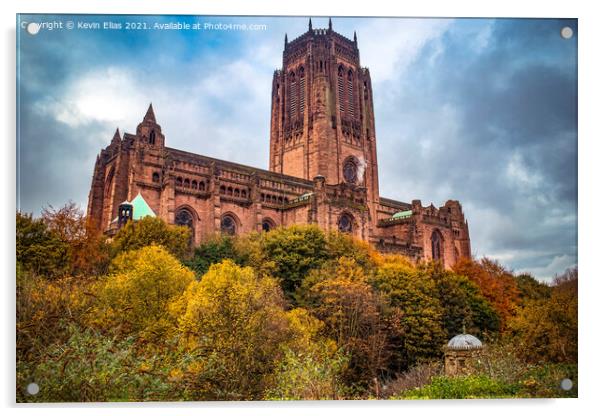 Liverpool Cathedral Acrylic by Kevin Elias