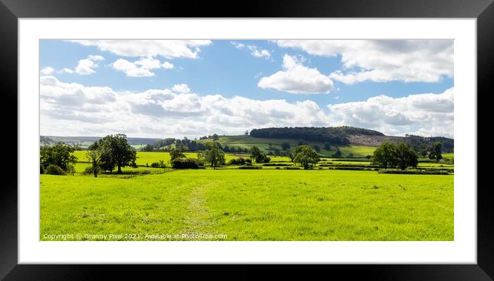 Yorkshire dales on a Summers day Framed Mounted Print by Margaret Ryan