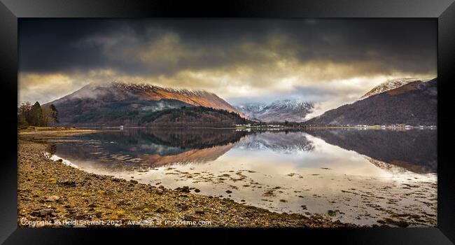 Loch Leven, Glencoe Framed Print by Heidi Stewart