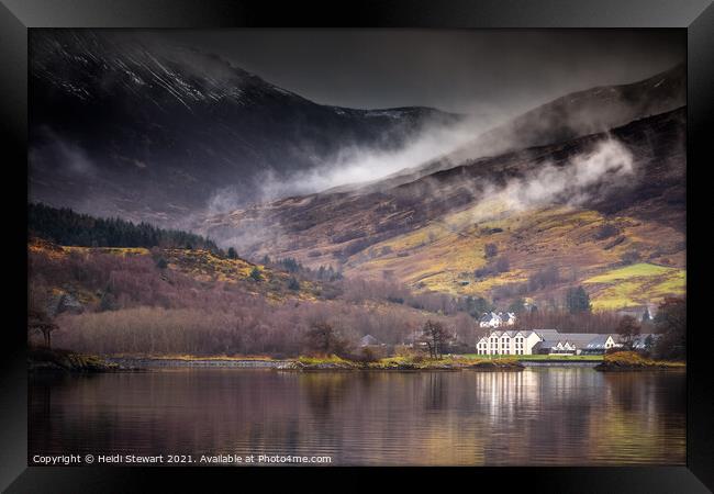 Loch Leven, Ballachulish  Framed Print by Heidi Stewart